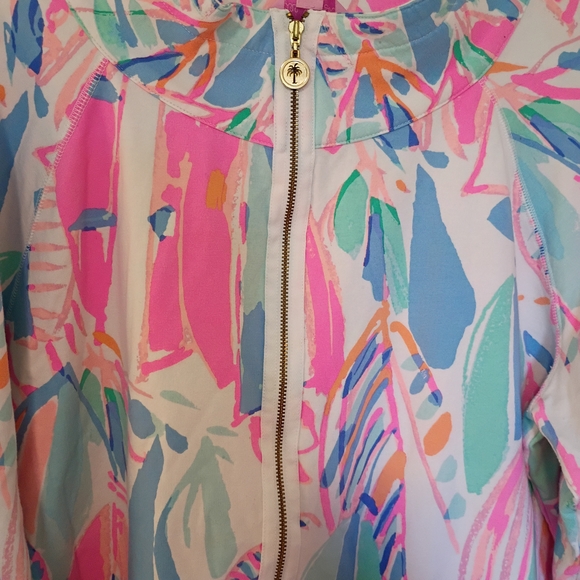 Lilly Pulitzer Multicolor Sailboat Popover No Fading Or Pilling XL - Picture 3 of 5